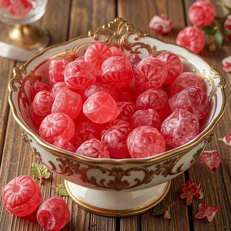 آبنبات توت فرنگی (200 گرمی)